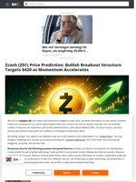 Zcash (ZEC) Price Prediction: Bullish Breakout Structure Targets $420 as Momentum Accelerates - Brave New Coin