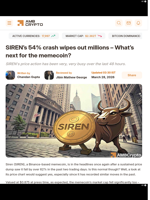 SIREN crashes 54%, wipes out $1.2 bln market cap – What’s next?