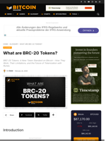 What Are BRC-20 Tokens? An Introduction