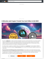 4 Altcoins and Crypto Trends You Can’t Miss in Q3 2025 - Brave New Coin