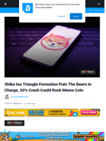 Shiba Inu Triangle Formation Puts The Bears In Charge, 20% Crash Could Rock Meme Coin | Bitcoinist.com
