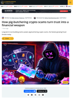 How Pig-Butchering Crypto Scams Turn Trust Into a Financial Weapon