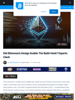 Did Ethereum’s Design Enable The Bybit Hack? Experts Clash