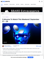 3 Altcoins To Watch This Weekend | September 27 - 28