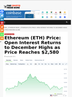 Ethereum (ETH) Price: Open Interest Returns to December Highs as Price Reaches $2,580 - The Crypto News Wire