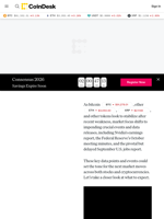 BTC, XRP, ETH News: Nvidia Earnings, Fed Minutes and Payrolls to Set the Tone