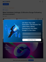 Coinbase Announces 2 New Altcoin Listings