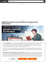 BigONE Exchange Loses $27 Million in Supply Chain Cyberattack - Brave New Coin