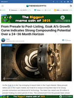 From Presale to Post-Listing, Ozak AI’s Growth Curve Indicates Strong Compounding Potential Over a 24–36 Month Horizon