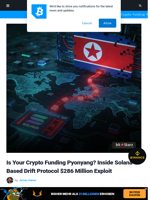 Is Your Crypto Funding Pyonyang? Inside Solana-Based Drift Protocol $286 Million Exploit | Bitcoinist.com