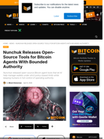Nunchuk Releases Open-Source Tools For Bitcoin Agents With Bounded Authority
