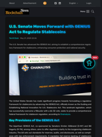 U.S. Senate Moves Forward with GENIUS Act to Regulate Stablecoins - Blockchain.News