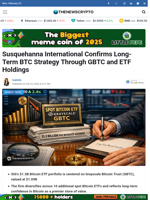 Susquehanna International Confirms Long-Term BTC Strategy Through GBTC and ETF Holdings - TheNewsCrypto