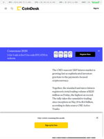 XRP News: XRP Futures Volume on the CME Hit a Record $235M