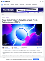 TWT Price Rally Faces Trust Issues After 1,600% Sell Surge