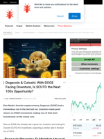 Dogecoin & Cutoshi: With DOGE Facing Downturn, Is $CUTO the Next 100x Opportunity? - NullTX