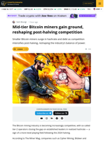 Bitcoin Miners Face New Hash Wars After 2024 Halving