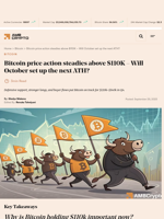 Bitcoin price action steadies above $110K – Will October set up the next ATH? - AMBCrypto