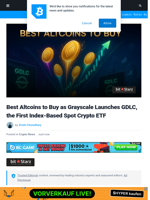 Best Altcoins to Buy as Grayscale Launches GDLC, the First Index-Based Spot Crypto ETF