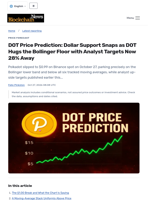 DOT Price Prediction: Dollar Support Snaps as DOT Hugs the Bollinger Floor with Analyst Targets Now 28% Away - Blockchain.News