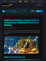 ARB Price Prediction: Targeting $0.83 by September with Bullish Momentum Building - Blockchain.News