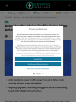 Ankr Handles Major Traffic Spike After Aztec Guide Goes Viral - Crypto News Flash