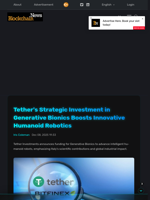 Tether's Strategic Investment in Generative Bionics Boosts Innovative Humanoid Robotics - Blockchain.News
