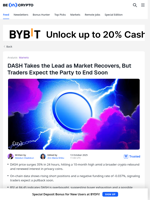 Why DASH Price Surge Might Turn Against You