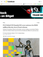 Ramil Ventura Palafox gets 20 years sentence over $200 million bitcoin Ponzi scheme