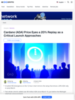 Cardano Price Repeats Bullish Signal Ahead of Midnight Launch