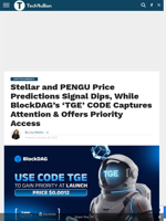 BlockDAG’s TGE Code Hype Rises while XLM & PENGU Price Predictions Dips