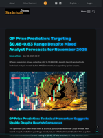 OP Price Prediction: Targeting $0.48-0.83 Range Despite Mixed Analyst Forecasts for November 2025 - Blockchain.News