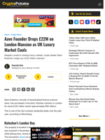 Aave Founder Drops £22M on London Mansion as UK Luxury Market Cools