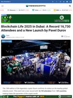Blockchain Life 2025 in Dubai: A Record 16,730 Attendees and a New Launch by Pavel Durov
