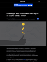 US margin debt reached all-time highs as crypto lost $2 trillion