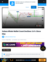 Solana Whale Wallet Count Declines 3.6% Since May