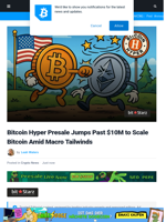 Bitcoin Hyper Presale Raises $10.3M Amidst Investor Hype