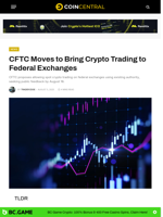 CFTC Moves to Bring Crypto Trading to Federal Exchanges - CoinCentral