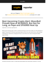 MoonBull ($MOBU) Presale: The Best Upcoming Crypto With Massive ROI Potential