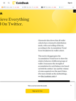 BTC Cohorts Return to Net Selling as Market Continues to Consolidate