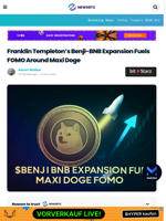 Trillion-Dollar Franklin Templeton Taps BNB for RWA Expansion, Hypes Altcoins like Maxi Doge