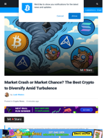 Why Is Crypto Dropping? Market Analysis & Best Crypto to Diversify