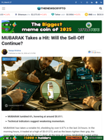 MUBARAK Takes a Hit: Will the Sell-Off Continue?