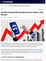 Jio IPO Listing 2026 Should Investors Hold or Sell Shares?