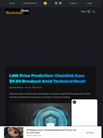 LINK Price Prediction: Chainlink Eyes $9.50 Breakout Amid Technical Reset - Blockchain.News
