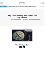 Why XRP is Pumping Hard Today: Two Key Reasons