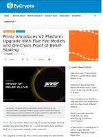 Printr Introduces V2 Platform Upgrade With Five Fee Models and On-Chain Proof of Belief Staking
