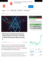 Blockchain Gaming Sees Explosive 386% Growth in One Year: The Shift to Web3 Gaming and What’s Driving It - NullTX