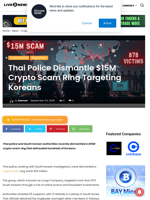 Thai Police Dismantle $15M Crypto Scam Ring Targeting Koreans | Live Bitcoin News