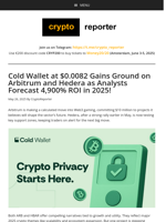 Arbitrum, Hedera, and Cold Wallet: 2025’s Strategic Crypto Opportunities